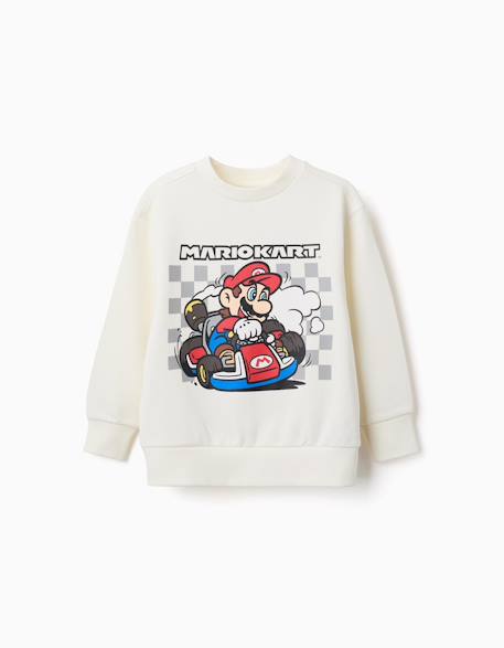 Garçon-Pull, gilet, sweat-Sweat en coton avec imprimé mario kart