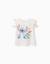 T-shirt en coton avec imprimé stitch & scrump Beige clair 1 - vertbaudet enfant 