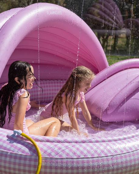 Centre de jeux aquatique enfant avec toboggan Rose 2 - vertbaudet enfant 
