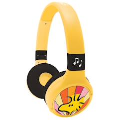 Jouet-Multimédia-casques audio - écouteurs-Casque 2 en 1 snoopy bluetooth et filaire avec limitation de son