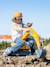 Pelleteuse super builder entièrement articulée avec assise ouvrante Jaune+Jaune Bleu+Jaune Rouge 14 - vertbaudet enfant 
