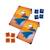 Cornhole - jeu lancer portable Orange/bleu 1 - vertbaudet enfant 