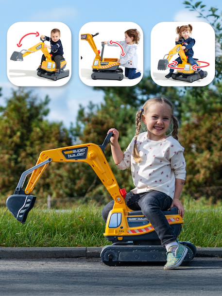 Pelleteuse super builder entièrement articulée avec assise ouvrante Jaune+Jaune Bleu+Jaune Rouge 15 - vertbaudet enfant 
