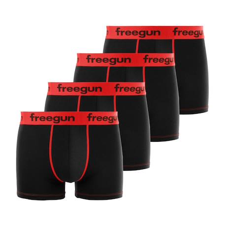 Garçon-Sous-vêtement-Lot de 4 boxers  coton rouge