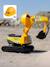 Pelleteuse super builder entièrement articulée avec assise ouvrante Jaune+Jaune Bleu+Jaune Rouge 12 - vertbaudet enfant 