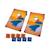 Cornhole - jeu lancer portable Orange/bleu 4 - vertbaudet enfant 