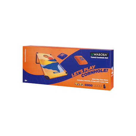 Cornhole - jeu lancer portable Orange/bleu 2 - vertbaudet enfant 