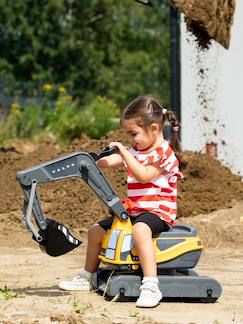 Jouet-Premier âge-Bascules, chariots de marche, trotteurs et porteurs-Pelleteuse super builder entièrement articulée avec assise ouvrante