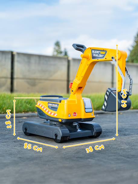 Pelleteuse super builder entièrement articulée avec assise ouvrante Jaune+Jaune Bleu+Jaune Rouge 17 - vertbaudet enfant 