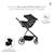 Trio poussette, nacelle, et siège auto Rodas Beige+Noir 11 - vertbaudet enfant 