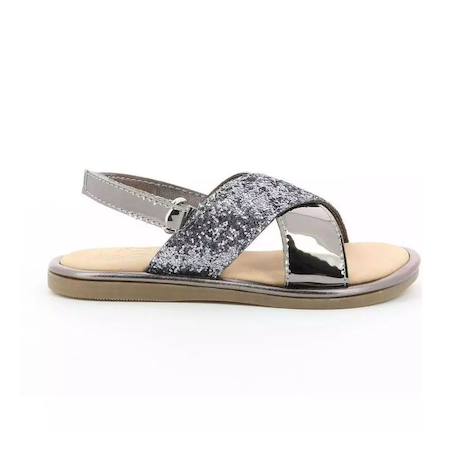 Sandales fille mod8 Gris 1 - vertbaudet enfant 