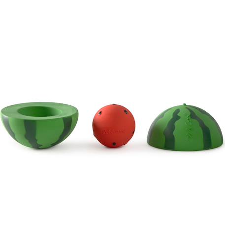 Jouet à empiler bébé et balle hochet pastèque Rouge, vert 3 - vertbaudet enfant 