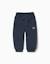 Pantalon de jogging en molleton avec cordon de serrage et imprimé Bleu foncé+Vert foncé 1 - vertbaudet enfant 