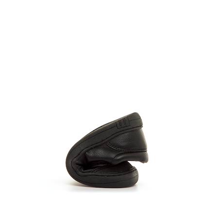 Chaussures filles synthétique fermeture adhésive barefoot Bleu navy+Noir intense 8 - vertbaudet enfant 