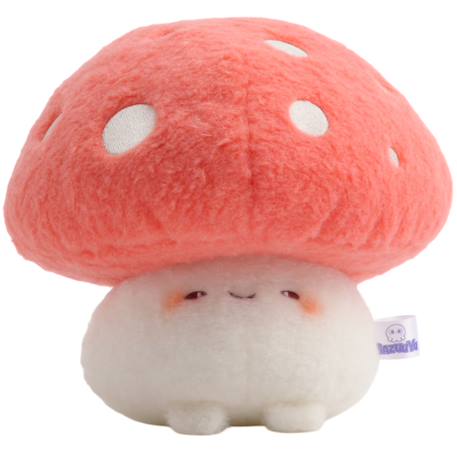 Porte-clé peluche veggies champignon (15 cm) Blanc, rouge 1 - vertbaudet enfant 