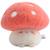 Porte-clé peluche veggies champignon (15 cm) Blanc, rouge 1 - vertbaudet enfant 