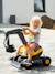 Pelleteuse super builder entièrement articulée avec assise ouvrante Jaune et anthracite - Volvo+Jaune JCB 1 - vertbaudet enfant 