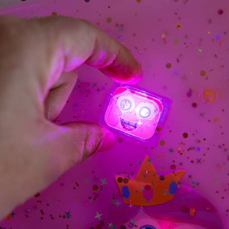 4 cubes lumineux daniel tigre brun Rose 2 - vertbaudet enfant 