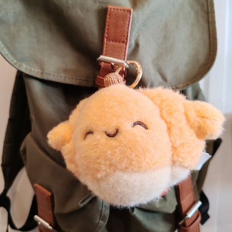 Porte-clé peluche veggies citrouille (15 cm) Orange, écru 3 - vertbaudet enfant 
