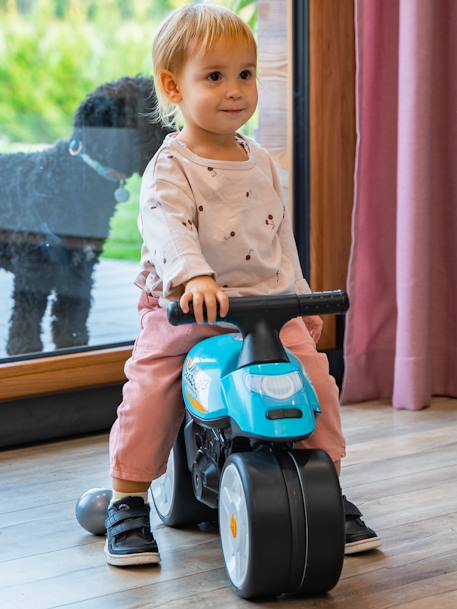 Draisienne baby moto à roues silencieuses Bleu Aqua+Rouge corail+Vert bud racing 6 - vertbaudet enfant 