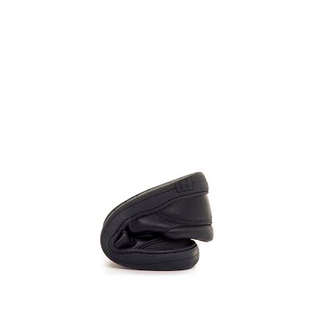 Chaussures filles synthétique fermeture adhésive barefoot Bleu navy+Noir intense 3 - vertbaudet enfant 