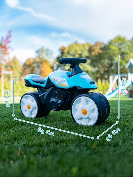 Draisienne baby moto à roues silencieuses Bleu Aqua+Rouge corail+Vert bud racing 5 - vertbaudet enfant 