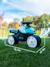 Draisienne baby moto à roues silencieuses Bleu Aqua+Rouge corail+Vert bud racing 5 - vertbaudet enfant 