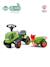 Porteur tracteur avec remorque Blanc et rose+Jaune JCB+Rouge et bleu+Vert Claas 22 - vertbaudet enfant 