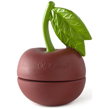 Jouet à empiler bébé et balle hochet cherry Rouge, vert 1 - vertbaudet enfant 