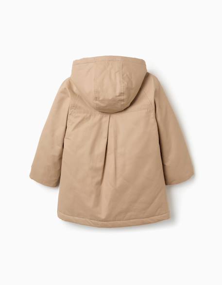 Parka 3-en-1 rembourrée avec capuche Beige clair 3 - vertbaudet enfant 