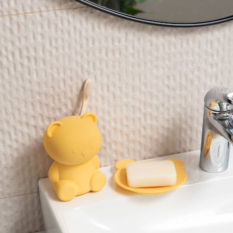 Support savon et brosse à dent Jaune 3 - vertbaudet enfant 