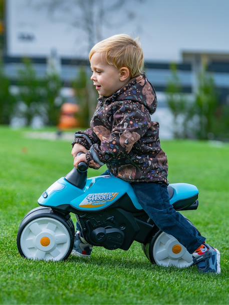 Draisienne baby moto à roues silencieuses Bleu Aqua+Rouge corail+Vert bud racing 3 - vertbaudet enfant 