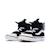 Baskets montantes à scratch licorne noir et blanc – confort et maintien enfant Black 6 - vertbaudet enfant 
