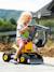Pelleteuse super builder entièrement articulée avec assise ouvrante Jaune et anthracite - Volvo+Jaune JCB 6 - vertbaudet enfant 