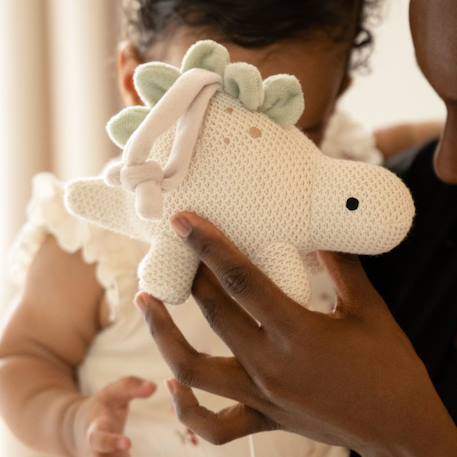 Peluche musicale animals laurel Ecru, vert d'eau 4 - vertbaudet enfant 