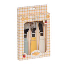 Puériculture-Repas-Coffret de  couverts en silicone