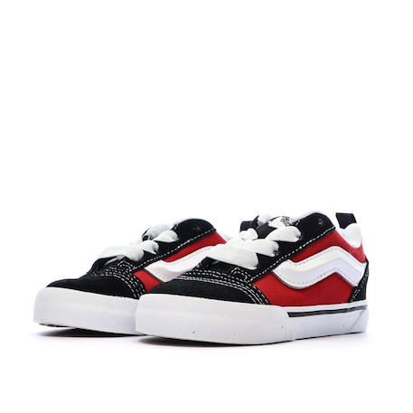 Basket modèle basse rouge et noir avec lacets élastiques – confort et maintien enfant garçon Red 6 - vertbaudet enfant 
