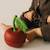 Jouet à empiler bébé et balle hochet cherry Rouge, vert 5 - vertbaudet enfant 