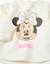 Sweat en coton avec imprimé minnie Beige clair 3 - vertbaudet enfant 