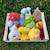 Porte-clé peluche veggies champignon (15 cm) Blanc, rouge 5 - vertbaudet enfant 