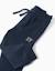 Pantalon de jogging en molleton avec cordon de serrage et imprimé Bleu foncé+Vert foncé 3 - vertbaudet enfant 