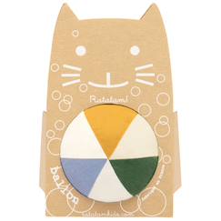 Jouet-Premier âge-Premières manipulations-Balle en coton moutarde (10 cm)