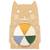Balle en coton moutarde (10 cm) Jaune, bleu, vert 1 - vertbaudet enfant 