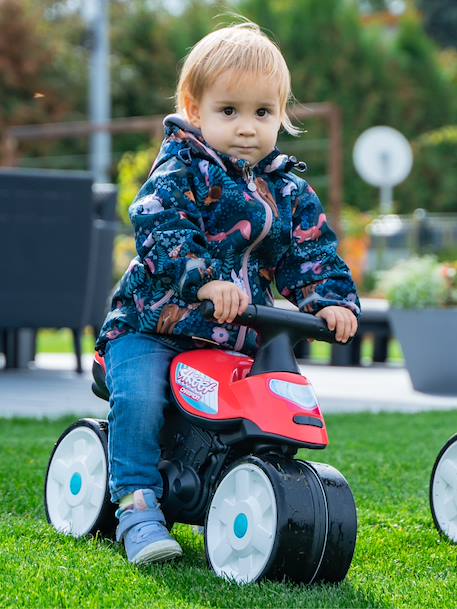 Draisienne baby moto à roues silencieuses Bleu Aqua+Rouge corail+Vert bud racing 9 - vertbaudet enfant 