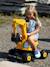 Pelleteuse super builder entièrement articulée avec assise ouvrante Jaune et anthracite - Volvo+Jaune JCB 7 - vertbaudet enfant 