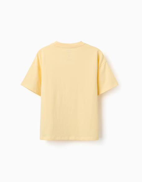 T-shirt en coton avec imprimés minecraft Jaune 2 - vertbaudet enfant 