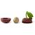 Jouet à empiler bébé et balle hochet cherry Rouge, vert 3 - vertbaudet enfant 