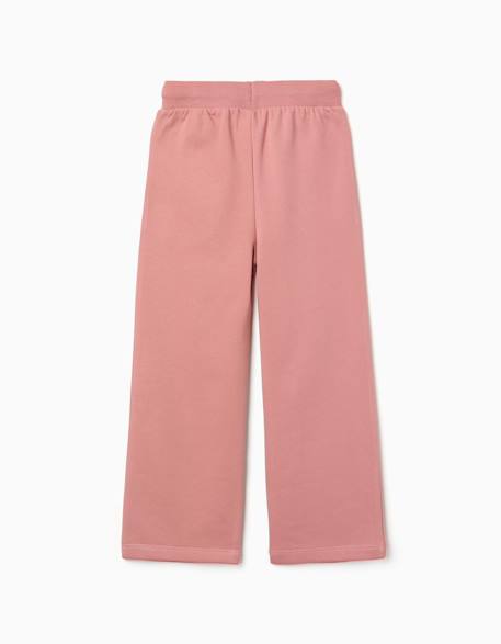 Pantalon en molleton avec cordon de serrage et poches Rose 2 - vertbaudet enfant 