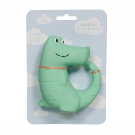 Anneau de dentition crocodile Vert 1 - vertbaudet enfant 
