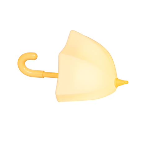 Veilleuse murale parapluie magnétique   rechargeable Jaune 2 - vertbaudet enfant 